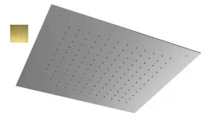 SB Square 316 Вграден душ с дъждовен ефект 50x50cm PVD злато 1208955322
