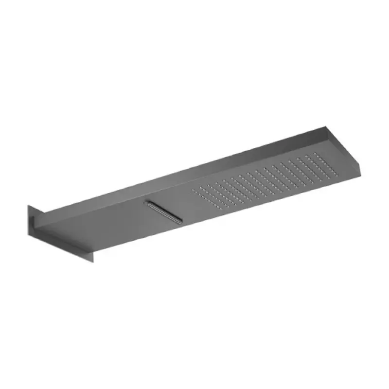 SB Square 316 Душ с дъждовна функция със стенна връзка и водопаден душ PVD пистолет метал 1208955332