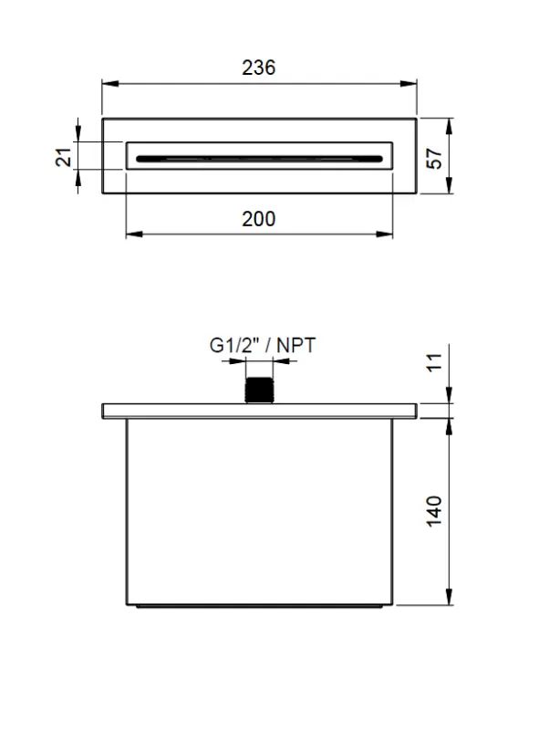 SB 316 Водопад изпускател настройка PVD злато 1208955337