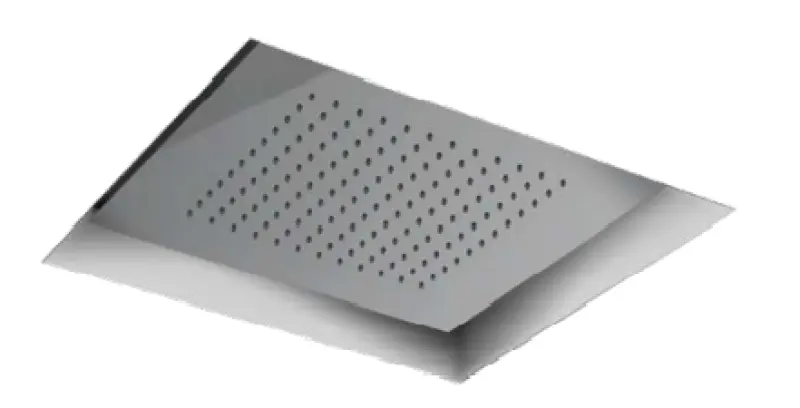 SB Rainbow Вграден душ за дъжд, потопен в тавана с осветление и 1 вид струя, напълно от неръждаема стомана 1208955375