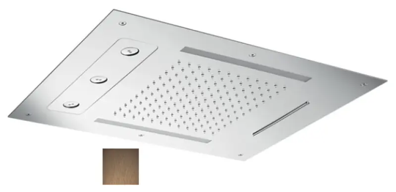 SB Spin Temptation Chromotherapy вграден душ за дъжд PVD мед 1208955418