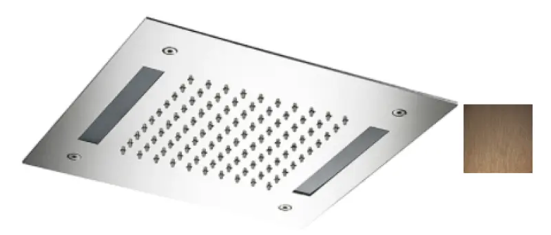 SB Easy Chromotherapy Вграден душ за хромотерапия 30x30cm PVD Мед 1208955430