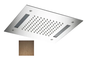 SB Easy Вграден душ за дъжд 30x30cm PVD Мед с осветление 1208955441