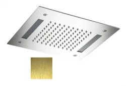 SB Easy Вграден душ за дъжд 30x30см PVD Злато с осветление 1208955442