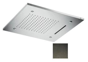 Вграден душ за хромотерапия SB с 3 вида струи 50x50 см PVD Gun Metal 1208955449