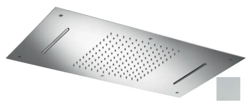 SB Хромотерапия вграден душ с дъждовен ефект и двойна водопадна функция Мат Бяло 1208955458