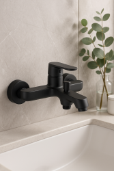 Aquadesign Tours смесител за баня, матово черно