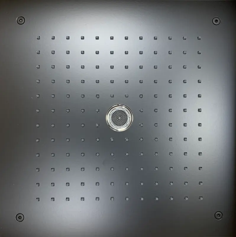 SB вграден душ за таван със снежни игли 38x38cm Мат Черен 1208955634