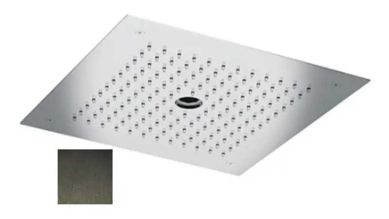 Вграден душ за таван SB със снежни игли 38x38cm PVD Gun Metal 1208955659