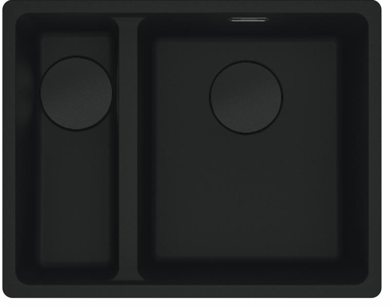 Franke Maris MRG 260/160-34-15 Черно издание мивка с дясна купа
