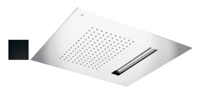 SB Wire Temptation XL Вграден душ за дъжд с 2 струи Мат Черен 1208955672