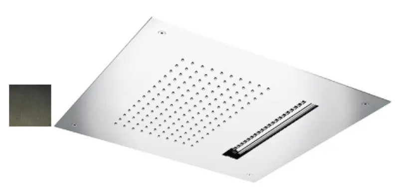 SB Wire Temptation XL вграден душ за дъжд с 2 струи PVD Gun Metal 1208955678