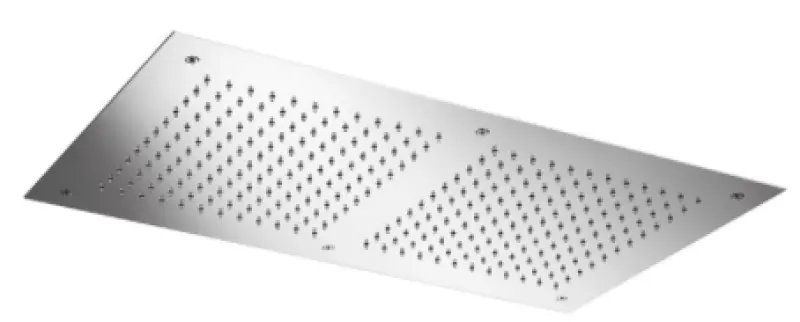 SB Изкушение вграден душ с дъждовен ефект, правоъгълен 700x380mm, напълно от неръждаема стомана 1208955699