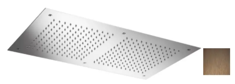 SB Изкушение Вграден душ за дъжд прямоъгълен 700x380mm PVD Мед 1208955703