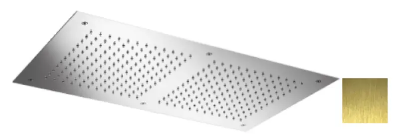 SB Temptation вграден душ за дъжд правоъгълник 700x380mm PVD злато 1208955705