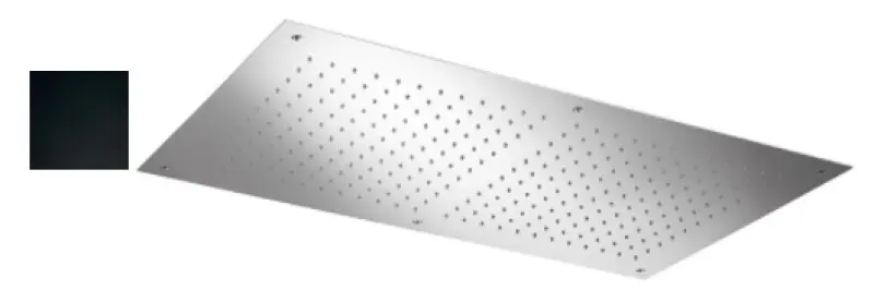 SB Соблазн вграден душ за дъжд прямоъгълен 900x500mm Мат Черно 1208955711