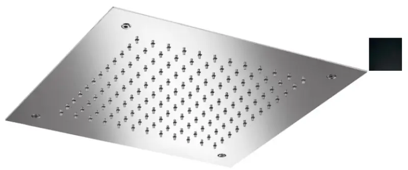 SB Temptation вграден четириъгълен душ за дъжд 38x38см Мат Черно 1208955761