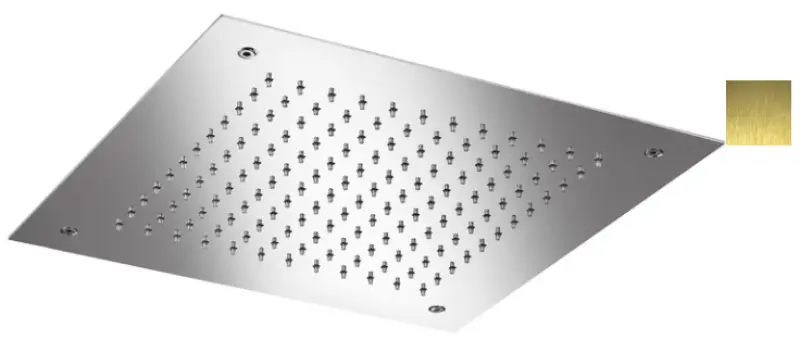 SB Изкушение вграден душ за дъжд квадратен 38x38cm PVD злато 1208955765