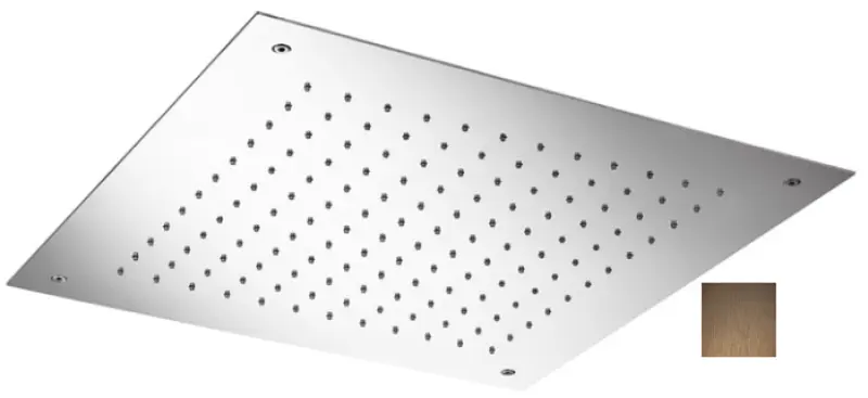 SB Изкушение вграден душ за дъжд квадратен 50x50cm PVD Мед 1208955778