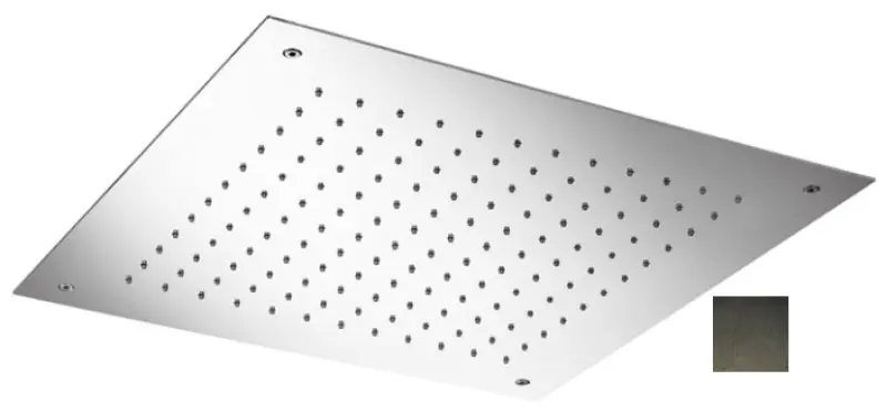 SB Соблазнение вграден душ квадратен 50x50cm PVD Gun Metal 1208955779