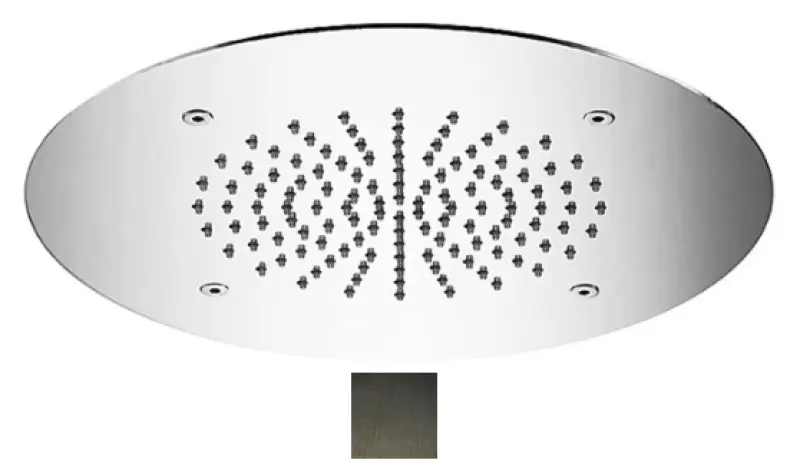 SB кръгла изкушение вграден душ за дъжд PVD Gun Metal 1208955785