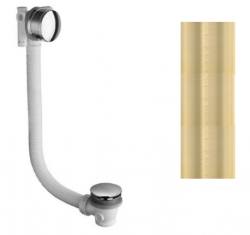 Водна революция преливник за вана с комбинация за пълнене на вана PVD Light Gold B1ENCHWGE
