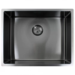 Мивка Caressi CAPP50R10GM Gun Metal B50xL40xD18.5cm безшевна цедка