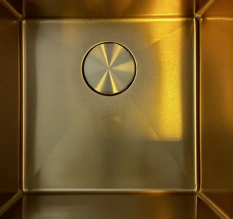 Quadri Капак за отвод, PVD злато, за отвор 11,5cm 1208956040