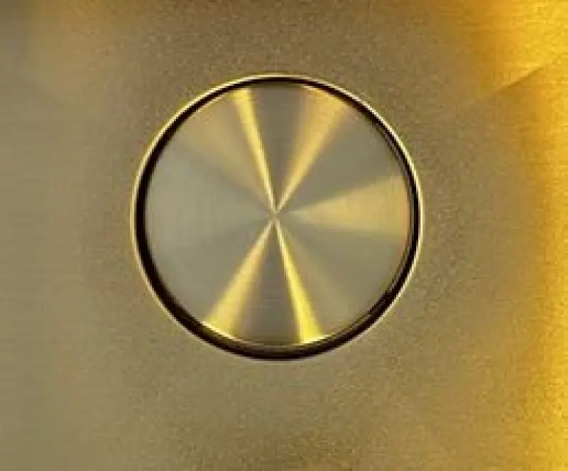 Quadri Капак за отвод, PVD злато, за отвор 11,5cm 1208956040