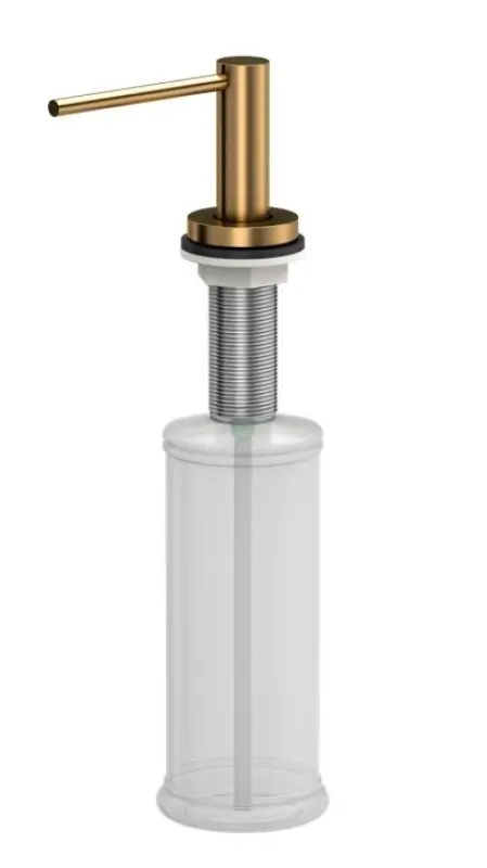 Quadri Swindon Luxe Вграден диспенсър за сапун, PVD мед, пълни се отгоре 1208956047