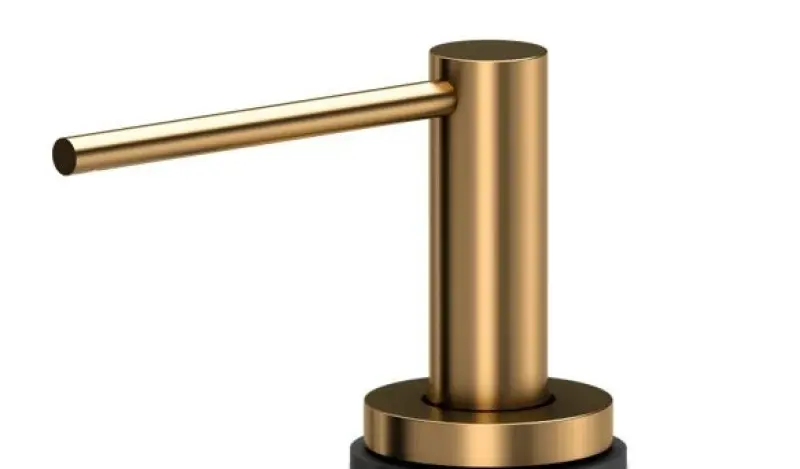 Quadri Swindon Luxe Вграден диспенсър за сапун, PVD мед, пълни се отгоре 1208956047