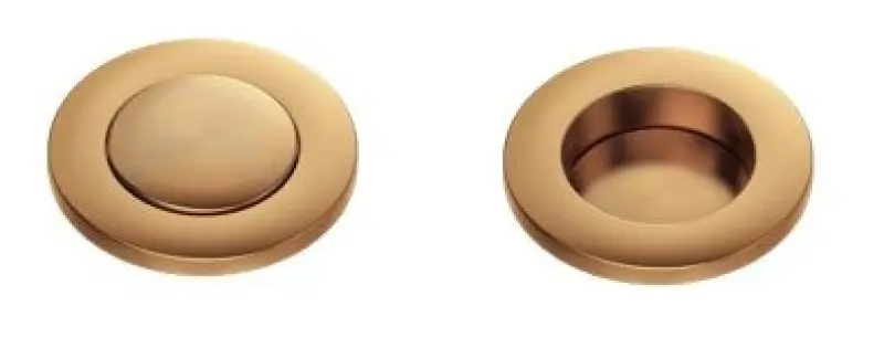 Quadri London Комплект за отвод, вкл. преливник и бутон за отваряне с натискане, мед 1208956063