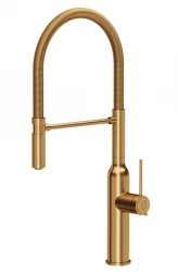 Quadri Stamford Висок смесител за кухня с гъвкав чучур ,PVD четкана мед 1208956078