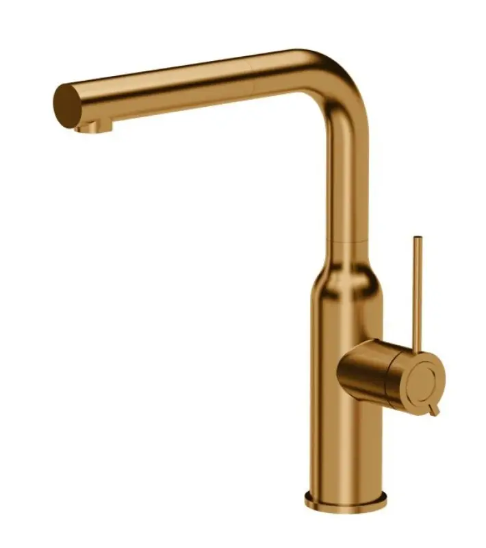 Quadri Stamford Кухненски миксер с издърпващ се чучур, PVD мед 1208956083