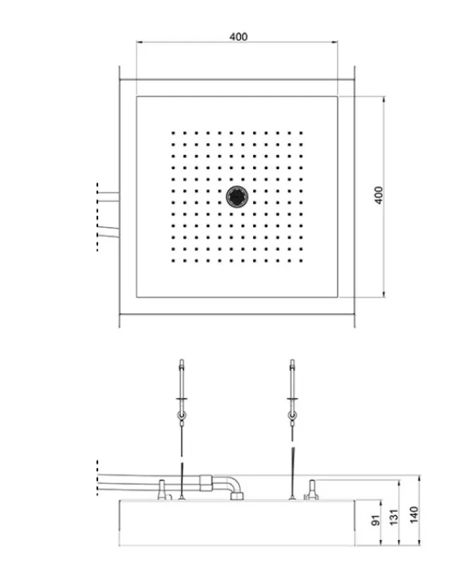 SB Rainbow Душова колона с леден стълб вграден в тавана с хромотерапия осветление напълно от неръждаема стомана 1208956229