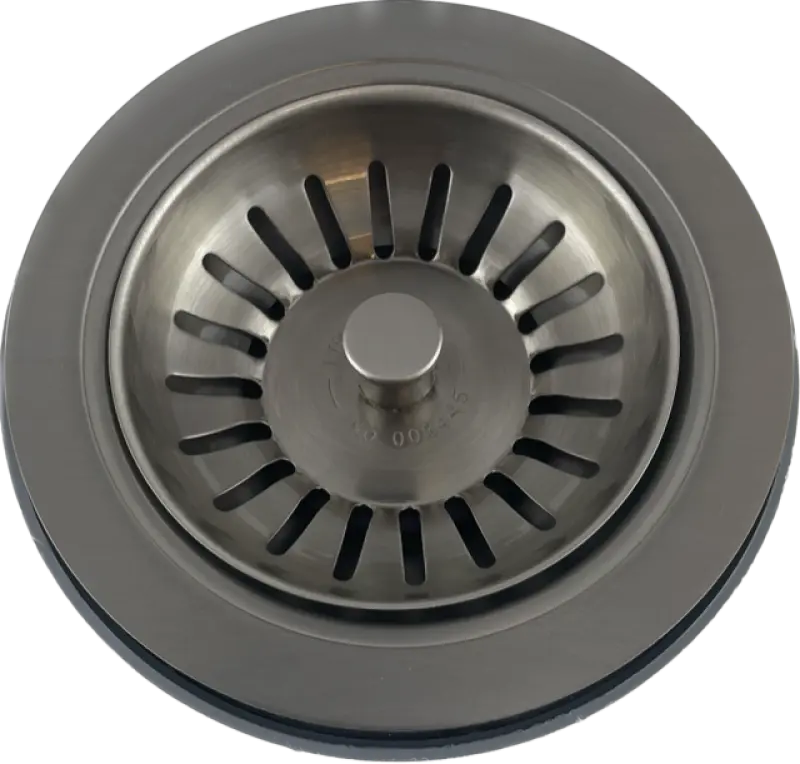 PB Класически комплект за отвод в цвят неръждаема стомана и цедка с възможност за затваряне 1208956476