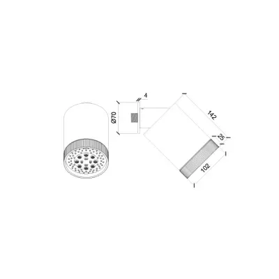 SB кръгла душ пита Multi-jet с радиус 10cm хром 1208956691