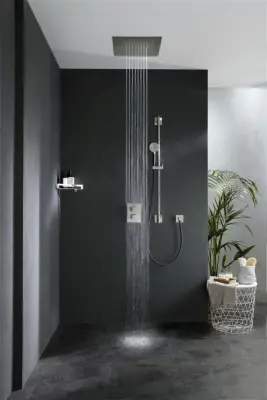 SB Square 316 Вграден душ за дъжд Velvet Temptation Dual flow с четка PVD мед 1208956766