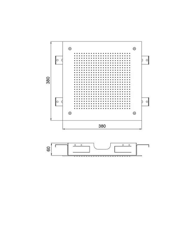 SB Square 316 Вграден душ за дъжд Velvet Temptation от брашован PVD месинг 1208956777