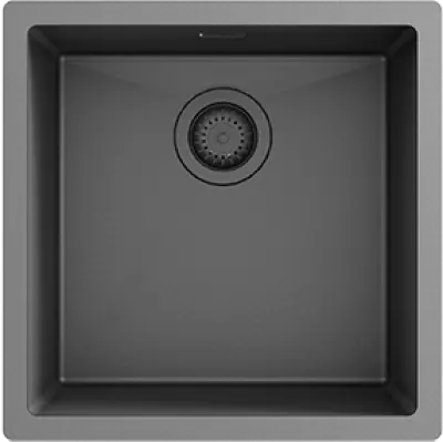Ausmann Turt мивка с метален пистолет PVD NANO 40x40 за вграждане в стената и за повърхностен монтаж 1208956946