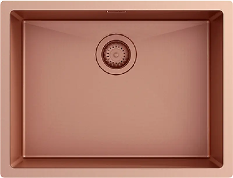 Ausmann Turt медна мивка PVD 54x40 за монтаж под, над и на нивото на плота 1208956948