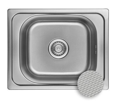Ausmann Basic мивка от неръждаема стомана за монтаж над нивото на плота 50x40 см, включително сифон 1208956977