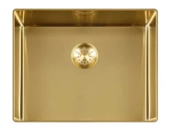Lorreine 50SL1016-GOLD Slim мивка 50x40 см за вграждане Златиста