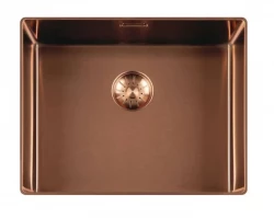 Lorreine 50SL1016-COPPER Slim мивка 50x40 см с вграден монтаж Copper