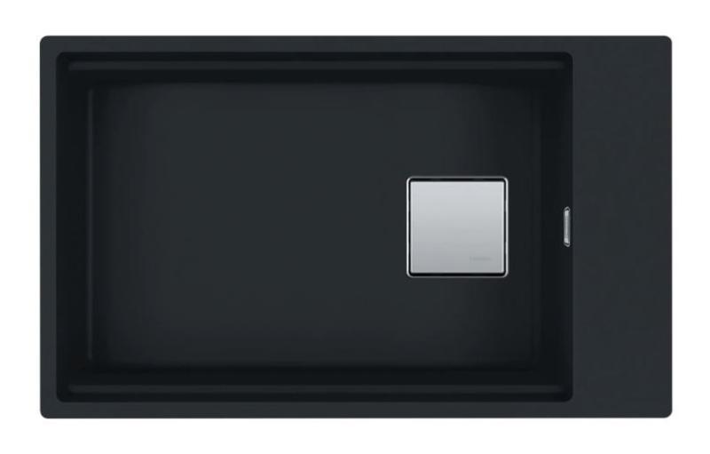 Franke Cube KNG 110.62 матово черна мивка 72x42 с гранитна основа и отвор за смесител 125.0627.321