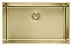 Franke Mythos Masterpiece BXM 210.68 Голям PVD Злато 685x410mm Вграден и Подграден Мивка 127.0674.533