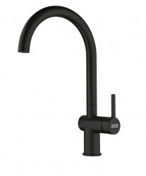 Franke Active J Кухненски смесител в матово черно с въртящ се чучур115.0653.398