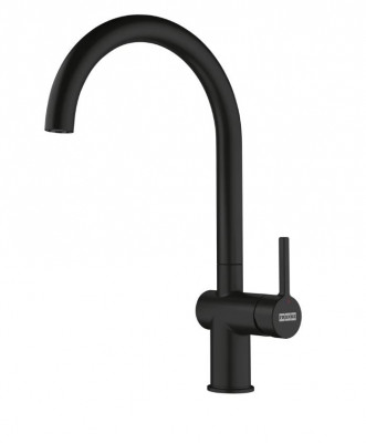 Franke Active J Кухненски смесител в матово черно с въртящ се чучур115.0653.398