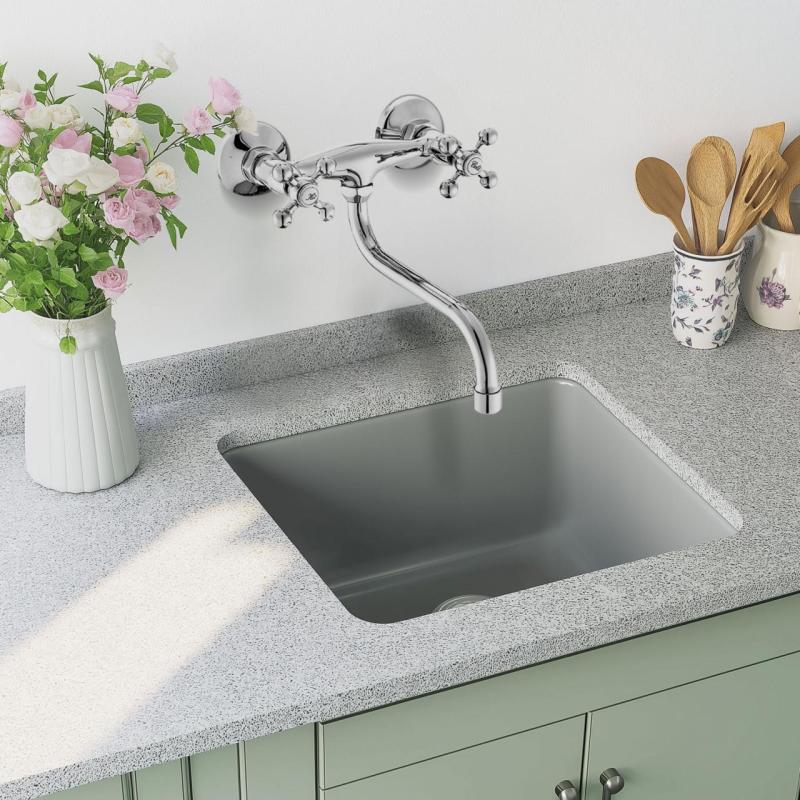 AquaTrimo Vivaldi Класически кухненски стенен кран, хром 21VV7068CM