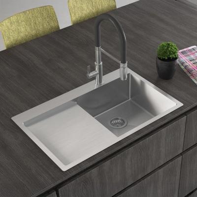 Ausmann Oder Blue мивка от неръждаема стомана 78x50 см за монтаж над и на нивото на плота с отцедник 1208957121